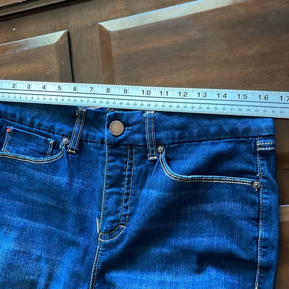 Women’s size 12 seven7 tummyless high-rise skinny blue jeans - Picture 4 of 16